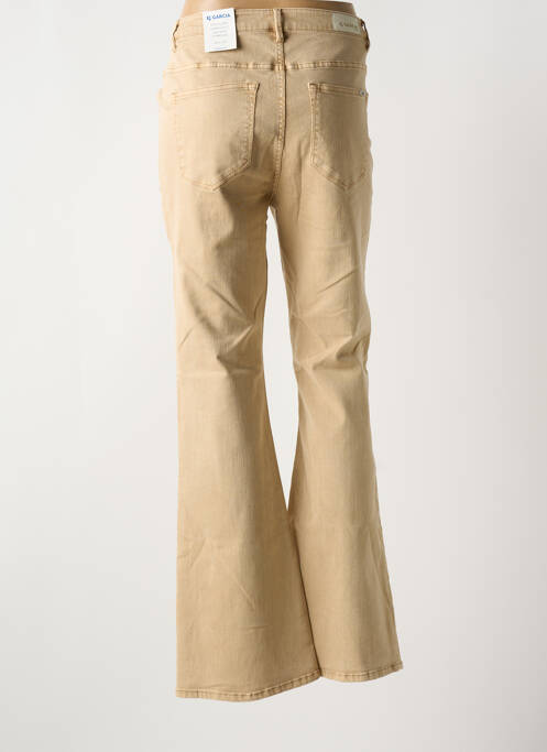 Blugi cu croială evazată bej GARCIA femeie