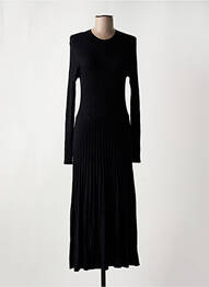 Rochie lungă mâneci lungi mâneci lungi negru SOYACONCEPT femme