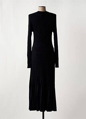 Rochie lungă mâneci lungi mâneci lungi negru SOYACONCEPT femeie