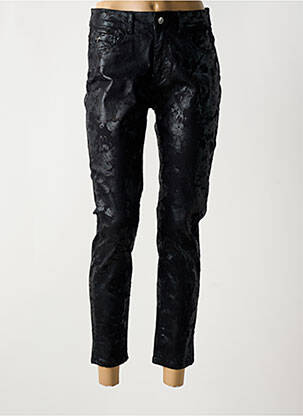 Pantalon 7/8 elasticitate mărime normală negru FRED SABATIER femeie
