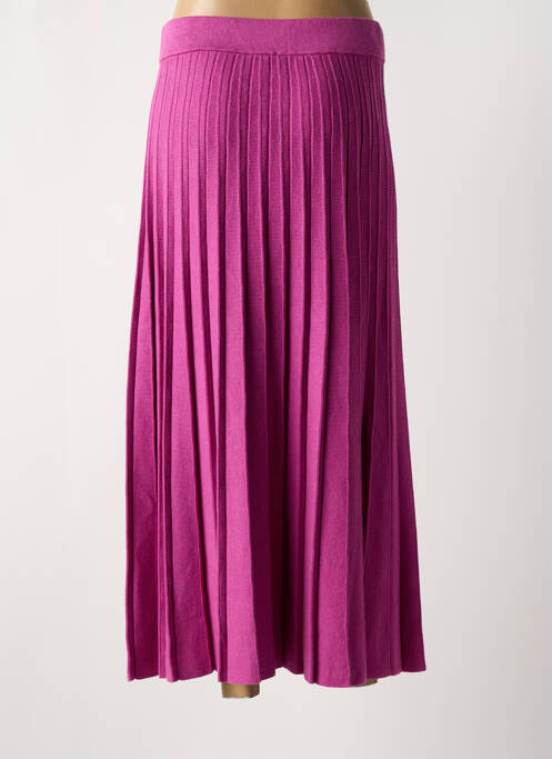 Fustă lungă roz MARBLE femeie