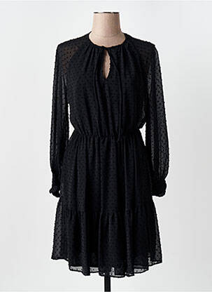 Rochie scurtă mâneci lungi mâneci lungi negru BARILOCHE femeie