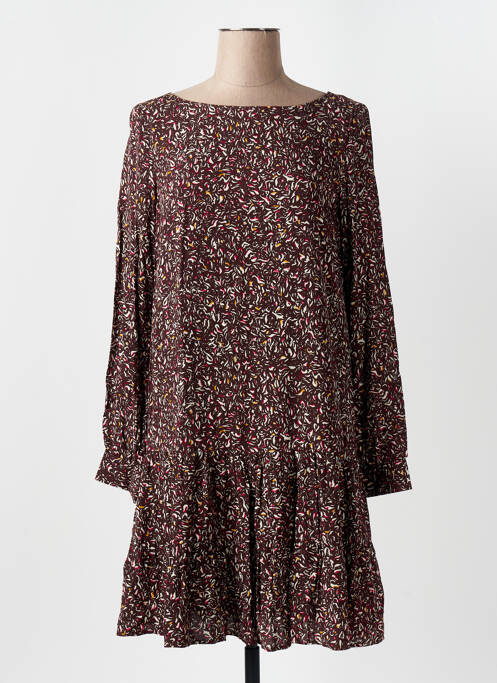 Rochie scurtă maro SURKANA femeie