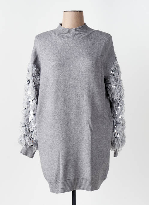 Rochie pulover gri ELEVEN PARIS femeie