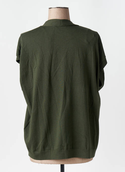 Vestă cu mâneci scurte verde CECIL femeie