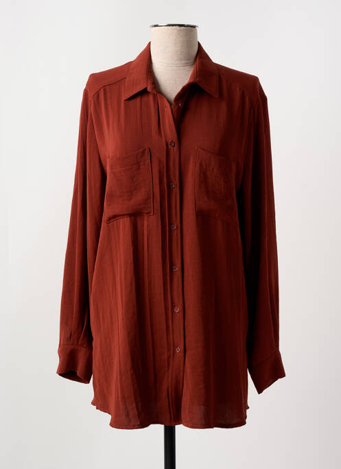 Tunică mâneci lungi portocaliu ANDAM femeie