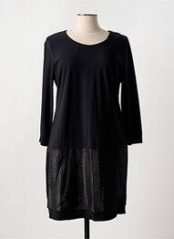 Rochie midi mâneci lungi mâneci lungi negru EVA KAYAN femme