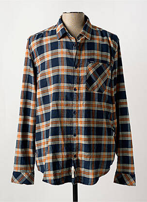 Cămașă cu mâneci lungi albastru GARCIA bărbat