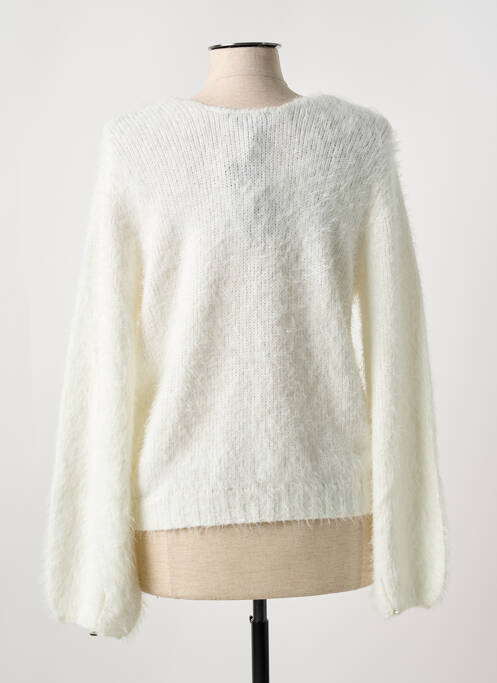 Vestă cu mâneci lungi alb MARBLE femeie