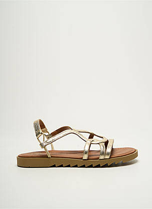 Sandale/Pantofi decupați auriu SMS femeie