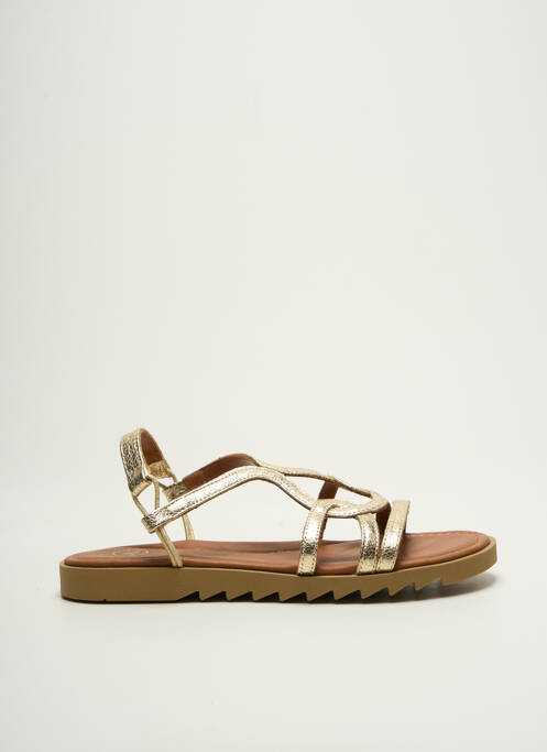 Sandale/Pantofi decupați auriu SMS femeie