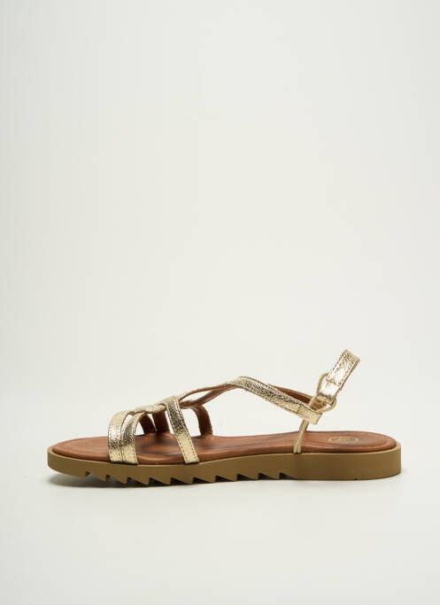 Sandale/Pantofi decupați auriu SMS femeie