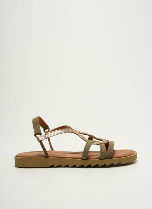 Sandale/Pantofi decupați verde SMS femeie