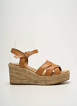 Sandale/Pantofi decupați maro ALIWELL femeie