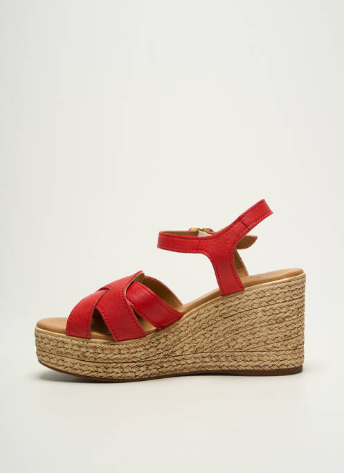 Sandale/Pantofi decupați roșu ALIWELL femeie