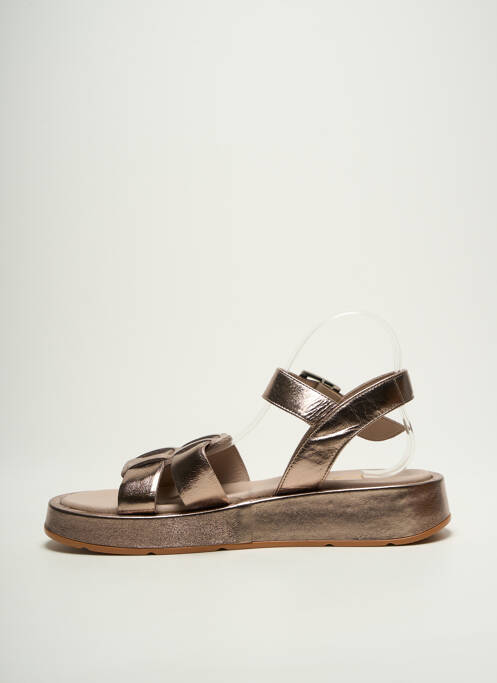 Sandale/Pantofi decupați maro REQINS femeie