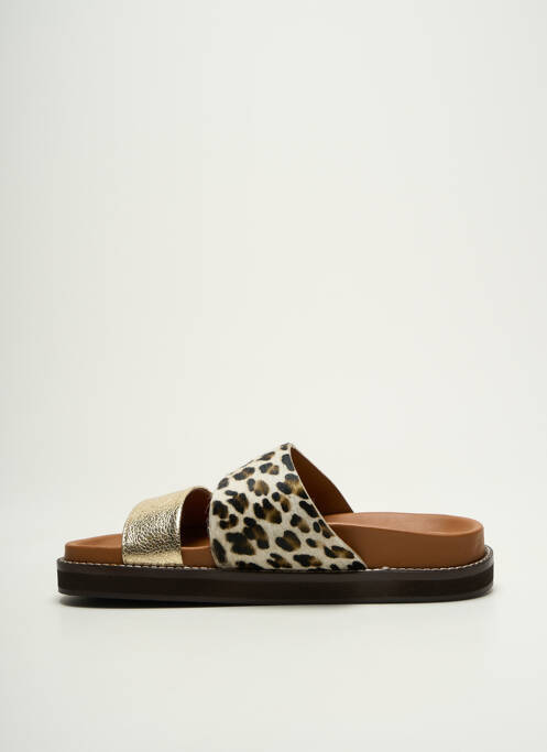 Mulete/Saboți auriu ALIWELL femeie