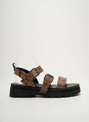 Sandale/Pantofi decupați maro REQINS femeie