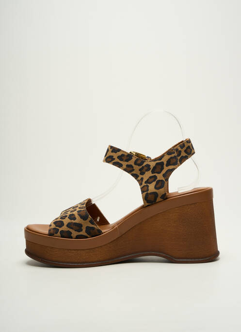 Sandale/Pantofi decupați maro REQINS femeie