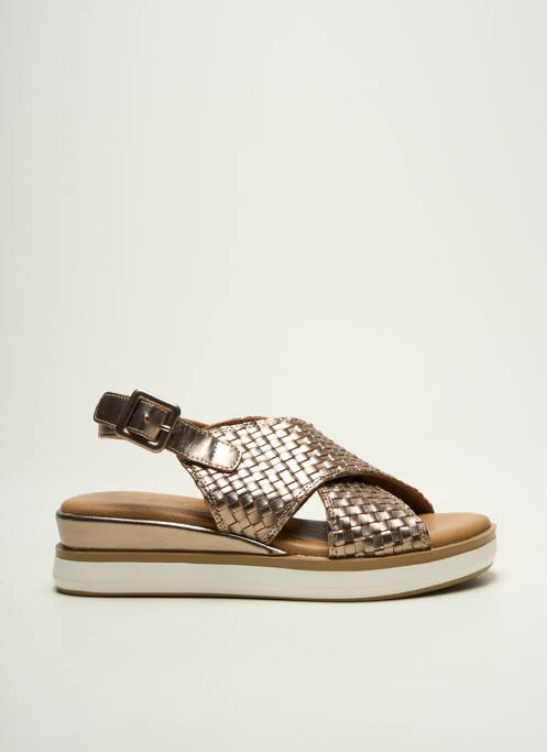 Sandale/Pantofi decupați maro INUOVO femeie