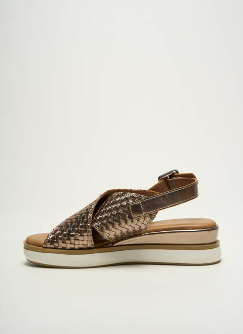 Sandale/Pantofi decupați maro INUOVO femeie