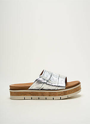 Mulete/Saboți argintiu COCO ET ABRICOT femeie