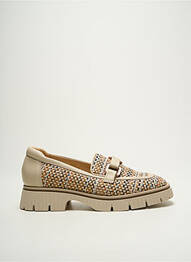 Mocasini material neted toc de 4 la 6 cm bej SOFTWAVES femme