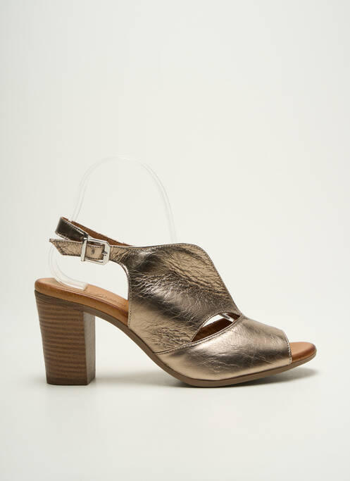 Sandale/Pantofi decupați auriu COCO ET ABRICOT femeie