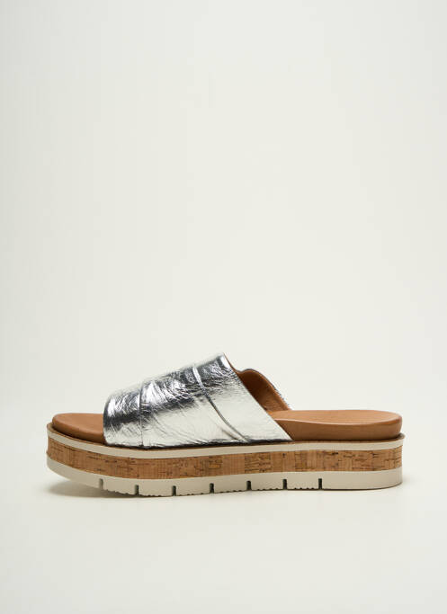 Mulete/Saboți argintiu COCO ET ABRICOT femeie