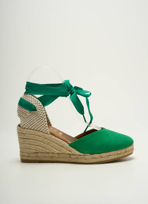Espadrile verde LA MAISON DE L'ESPADRILLE femeie