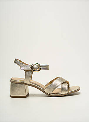 Sandale/Pantofi decupați auriu REQINS femeie