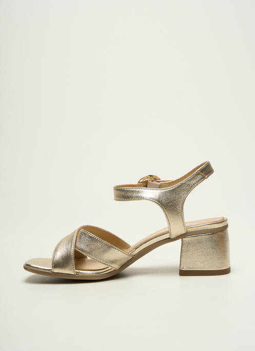 Sandale/Pantofi decupați auriu REQINS femeie