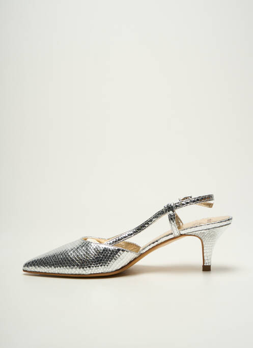 Sandale/Pantofi decupați argintiu NIMAL femeie