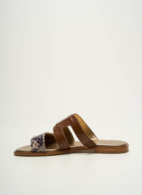 Mulete/Saboți maro NIMAL femeie