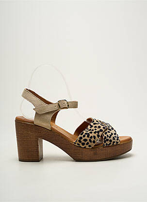 Sandale/Pantofi decupați bej COCO ET ABRICOT femeie