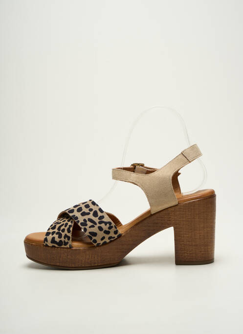 Sandale/Pantofi decupați bej COCO ET ABRICOT femeie