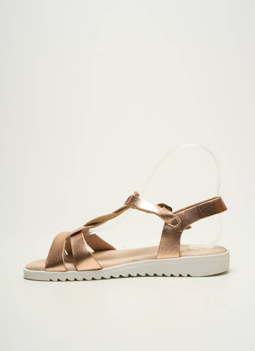 Sandale/Pantofi decupați roz LOLA CANALES fată