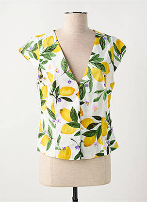 Cămașă galben GRACE & MILA femeie