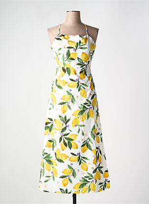 Rochie midi alb GRACE & MILA femeie