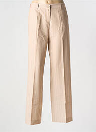 Pantalon drept elasticitate mărime normală bej PAKO LITTO femme