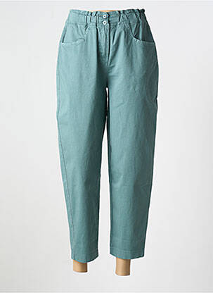 Pantalon 7/8 verde PAKO LITTO femeie