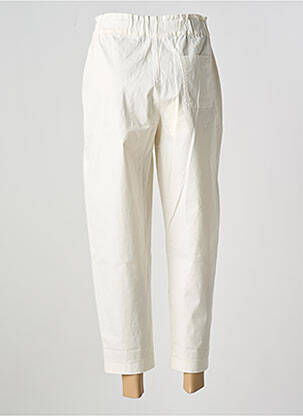 Pantalon 7/8 elasticitate mărime normală alb PAKO LITTO femeie