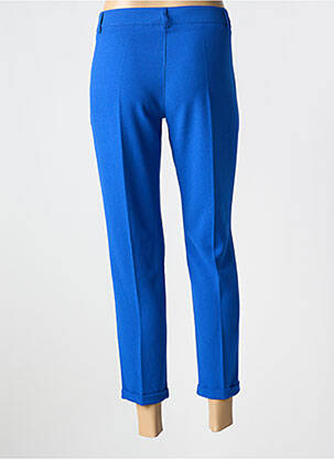 Pantalon 7/8 elasticitate mărime normală albastru PAKO LITTO femeie