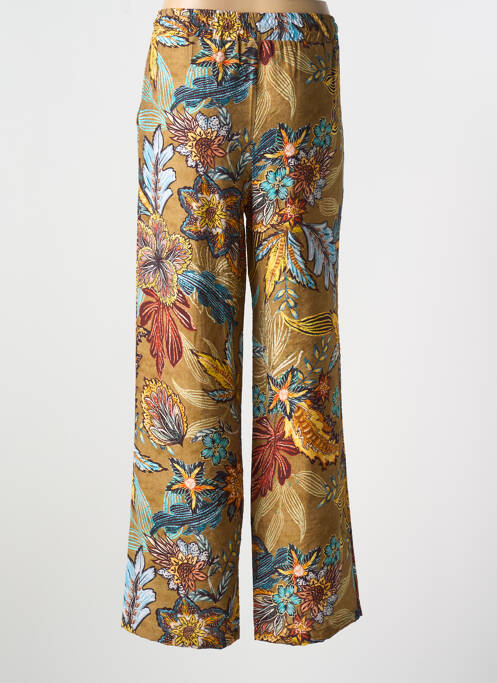 Pantalon drept țesătură poplin mărime normală maro PAKO LITTO femme