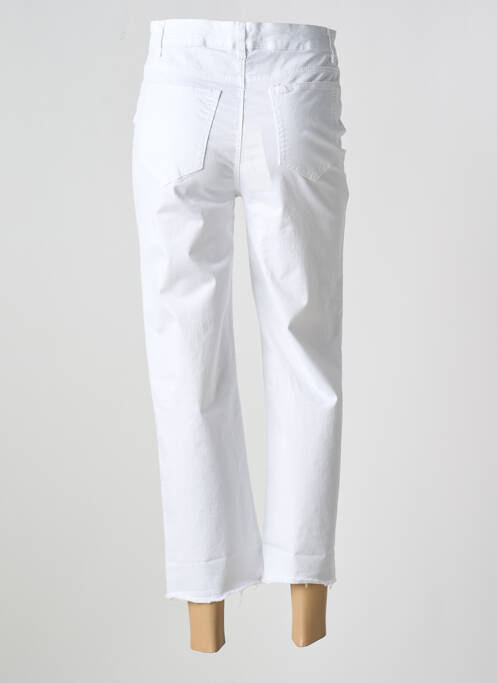 Pantalon 7/8 alb BISCOTE femeie