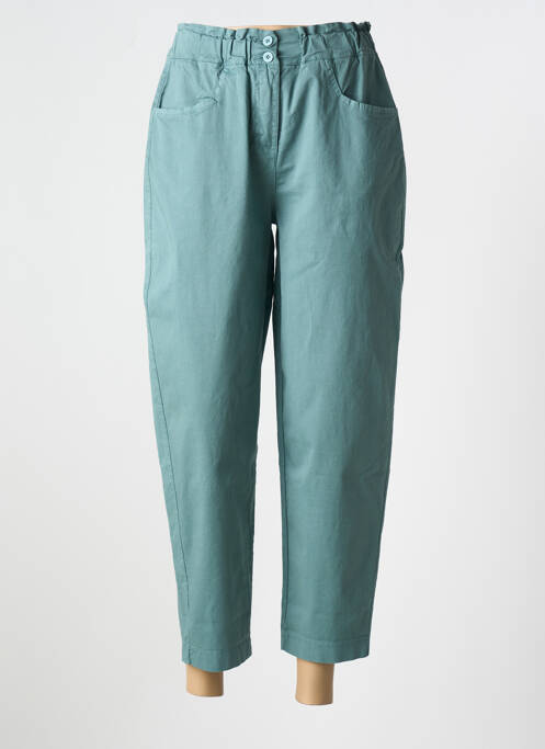 Pantalon 7/8 verde PAKO LITTO femeie
