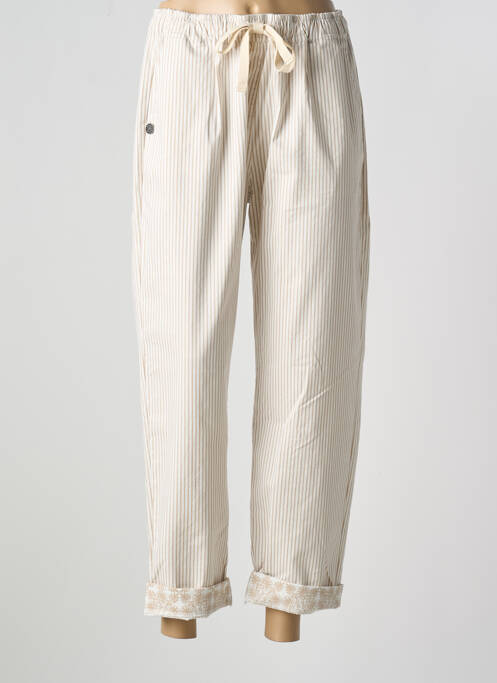 Pantalon drept bej PAKO LITTO femeie