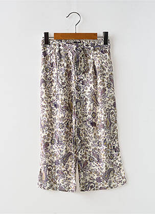 Pantalon larg alb IKKS fată