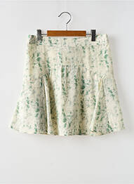 Fustă pantaloni scurți țesătură crep verde LE TEMPS DES CERISES fille
