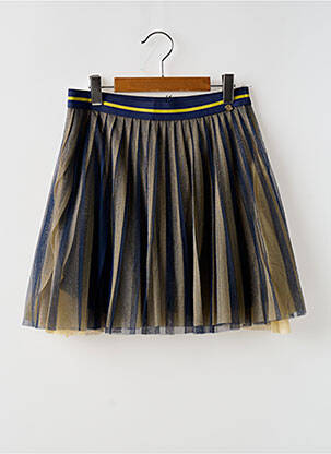 Fustă scurtă țesătură tulle albastru IKKS fată